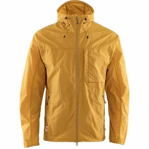 Fjallraven High Coast Wind Jacket Yellow Singapore For Men (SG-670987)